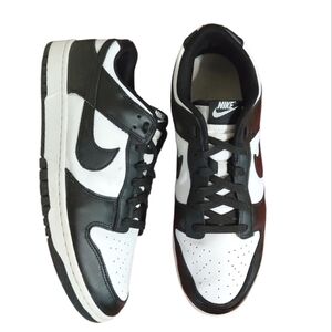 Nike Dunk Low Panda White And Black Men's Sneaker Size 13
